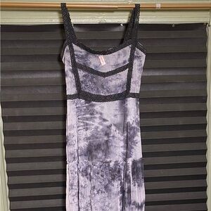 Gorgeous Floor-length Gothic Mesh Dress